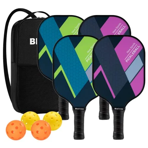 Pickleball Paddle Set — Green&Pink